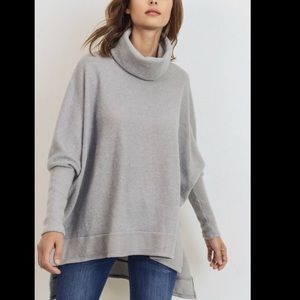 High-Low Cowl Sweater